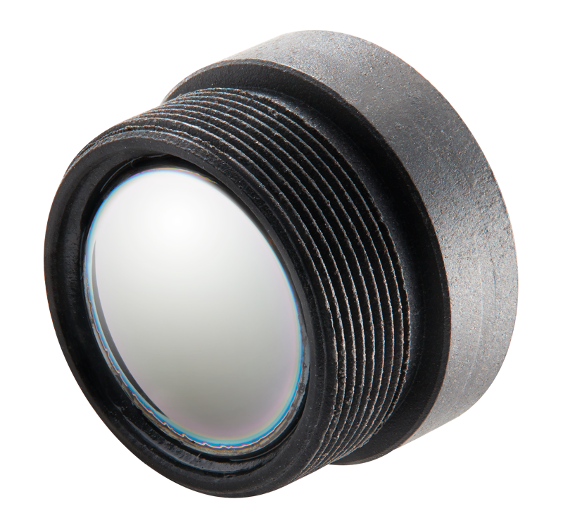 9.1mm EFL LWIR Lens Assembly Angled View