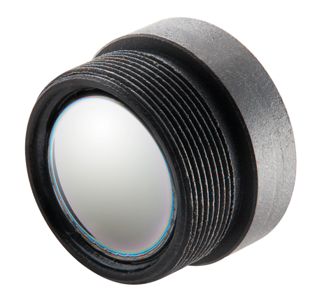 9.1mm EFL LWIR Lens Assembly Angled View