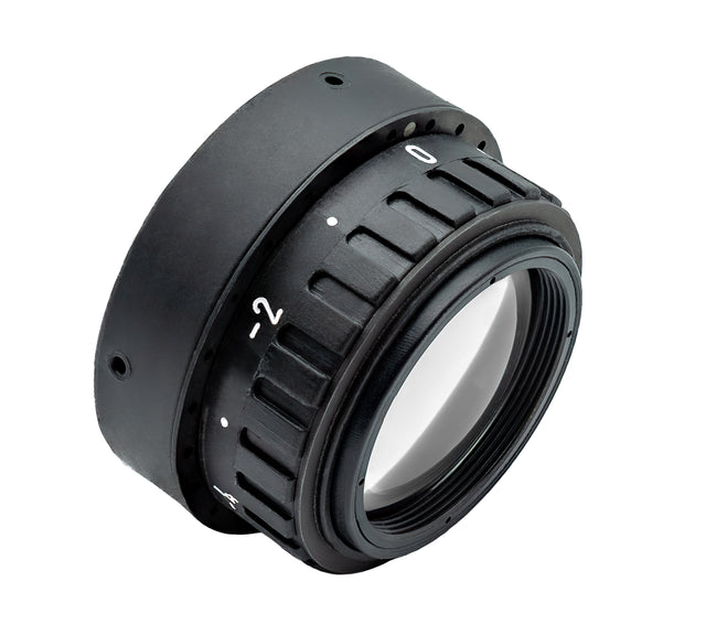 Angled view of Eyepiece with diopter