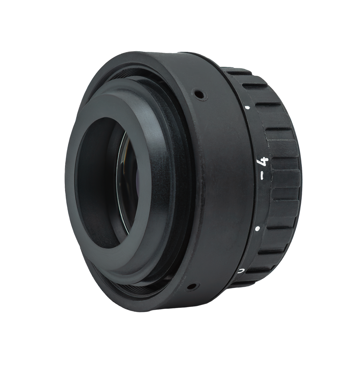 Side view of PVS-14 Eyepiece with diopter
